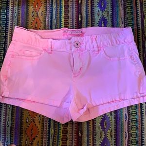 Neon Pink Short Shorts